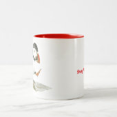 Tasse 2 Couleurs Puffin (Centre)