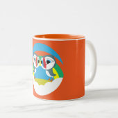 Tasse 2 Couleurs Puffin Rocks (Devant droit)