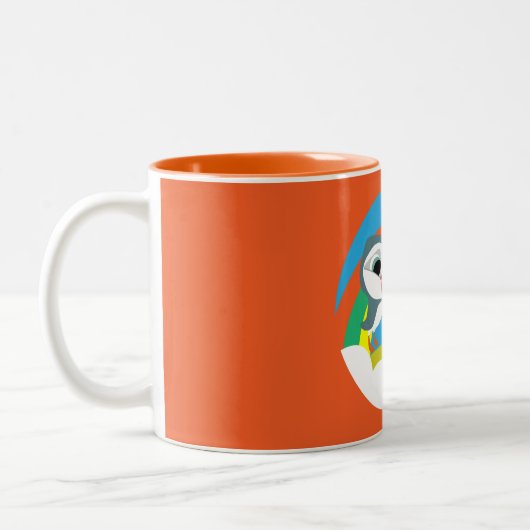 Tasse 2 Couleurs Puffin Rocks (Gauche)