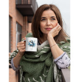 Tasse 2 Couleurs Puffin Splash, personnalisé