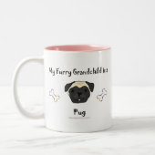 Tasse 2 Couleurs PugFawn (Gauche)