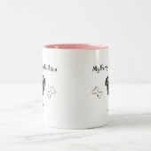 Tasse 2 Couleurs PugFawn (Centre)