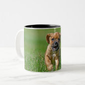 Tasse 2 Couleurs Puggle Puppy (Devant gauche)
