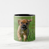 Tasse 2 Couleurs Puggle Puppy (Centre)