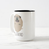 Tasse 2 Couleurs Pugtato ! (Devant gauche)