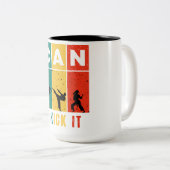 Tasse 2 Couleurs Puis-je le lancer Retro (Devant droit)