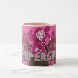 Tasse 2 Couleurs Puissance 2 de Supergirl