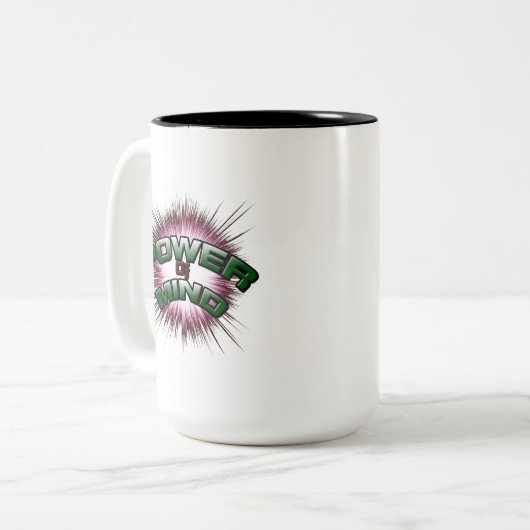 Tasse 2 Couleurs Puissance De L'Esprit (Devant gauche)
