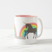Tasse 2 Couleurs Puissance de licorne (Devant droit)