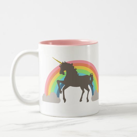 Tasse 2 Couleurs Puissance de licorne (Gauche)
