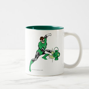 Tasse 2 Couleurs Puissance verte de lanterne