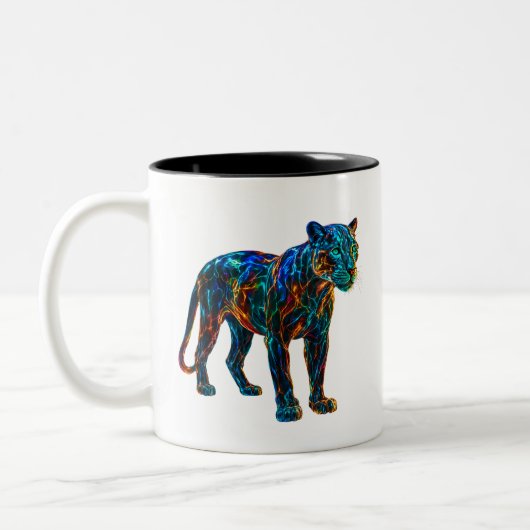 Tasse 2 Couleurs Puissant Panther Art (Gauche)