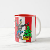 Tasse 2 Couleurs Punk Rock Xmas (Devant droit)