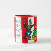 Tasse 2 Couleurs Punk Rock Xmas (Centre)
