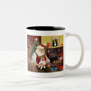 Tasse 2 Couleurs PUP le Jack Russell Terrier du Père Noël