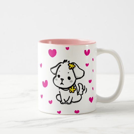 Tasse 2 Couleurs puppy cup (Droit)