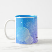 Tasse 2 Couleurs Purple / Bleu croire aux miracles conception gel (Gauche)