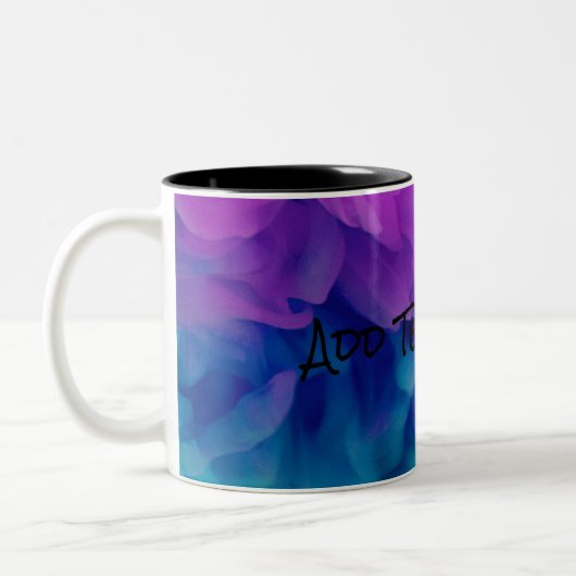 Tasse 2 Couleurs Purple et Blue Digital Smoke (Gauche)