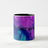 Tasse 2 Couleurs Purple et Blue Digital Smoke (Centre)