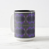 Tasse 2 Couleurs Purple Floral Garden (Devant gauche)