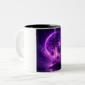 Tasse 2 Couleurs Purple Moon Island Dreamscape (Devant gauche)