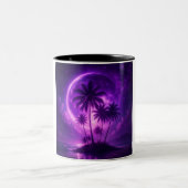 Tasse 2 Couleurs Purple Moon Island Dreamscape (Centre)
