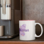 Tasse 2 Couleurs Purple papillon Lupus guerrier