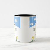 Tasse 2 Couleurs Purring Cat with Yarn Ball (Centre)