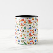 Tasse 2 Couleurs “Purrs & Paws Personalized Mug” (Centre)