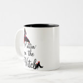 Tasse 2 Couleurs Puttin' sur la sorcière (Devant gauche)