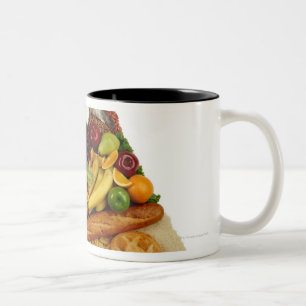Tasse 2 Couleurs Pyramide alimentaire
