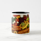 Tasse 2 Couleurs Pyramide alimentaire (Centre)