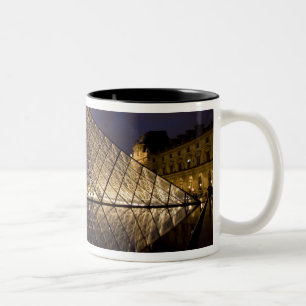 Tasse 2 Couleurs Pyramide du Louvre par l'architecte I.M. Pei à