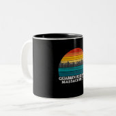 Tasse 2 Couleurs Quabbin Reservoir Massachusetts (Devant gauche)