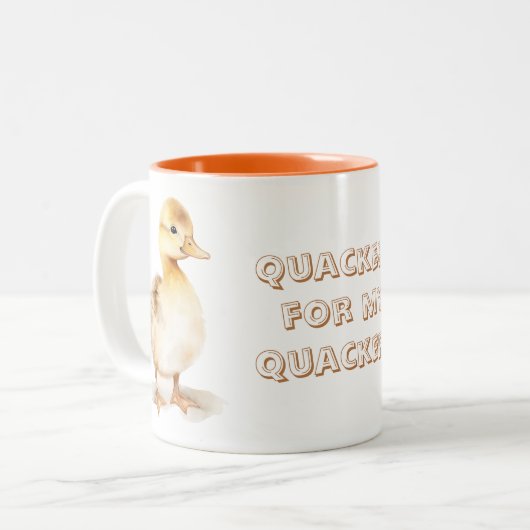 Tasse 2 Couleurs Quackers for my quackers (Devant gauche)