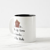 Tasse 2 Couleurs Quand la vie vous donne des miettes (Devant gauche)