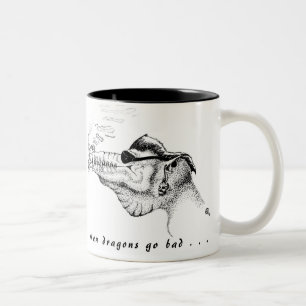 Tasse 2 Couleurs Quand Les Dragons Sont Mauvais...