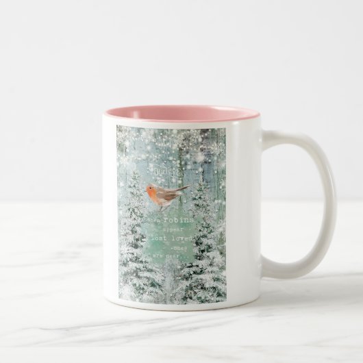 Tasse 2 Couleurs quand les merles apparaissent perdu aimé ceux sont (Droit)