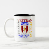 Tasse 2 Couleurs quarante-quatrième MEDCOM - Fort Bragg (Gauche)