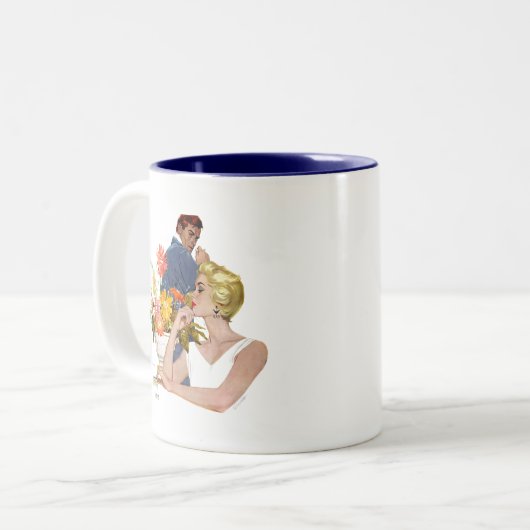 Tasse 2 Couleurs Quartier Anniversaire 2 (Devant gauche)