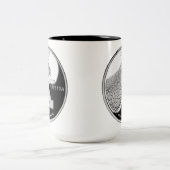 Tasse 2 Couleurs Quartier d'État de Faux Idaho (Centre)