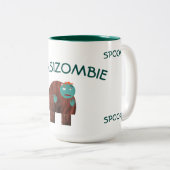 Tasse 2 Couleurs Quasi Zombie (Devant droit)