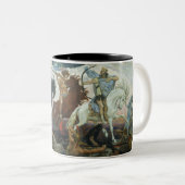 Tasse 2 Couleurs Quatre cavaliers de l'apocalypse (Devant droit)