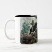 Tasse 2 Couleurs Quatre cavaliers de l'apocalypse (Gauche)