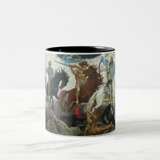 Tasse 2 Couleurs Quatre cavaliers de l'apocalypse (Centre)
