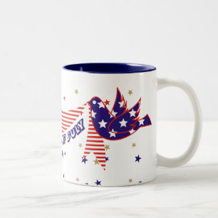 Tasse 2 Couleurs Quatrième 4 juillet de cafés
