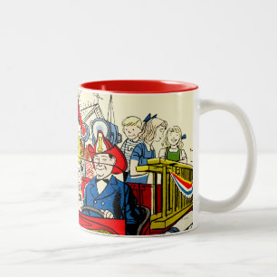 Tasse 2 Couleurs Quatrième de défilé de juillet