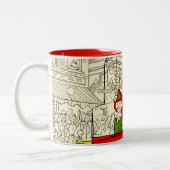 Tasse 2 Couleurs Quatrième de défilé de juillet (Gauche)