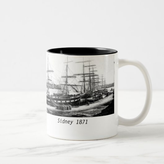 Tasse 2 Couleurs Quay circulaire 1871 (Droit)
