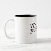 Tasse 2 Couleurs Que font vous geek ? (Gauche)